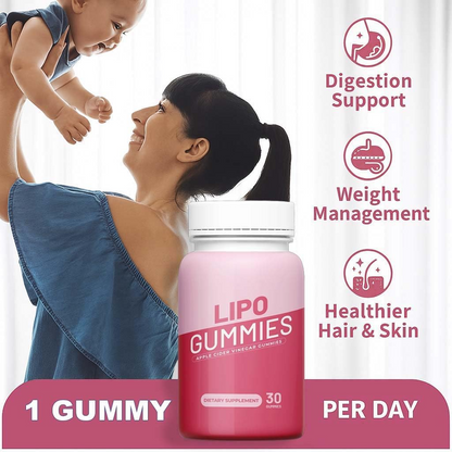Lipo Gummies - Official ACV Premium All Natural Gummys for Metabolism and Health Support